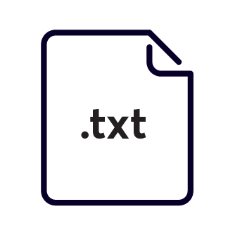 TXT file